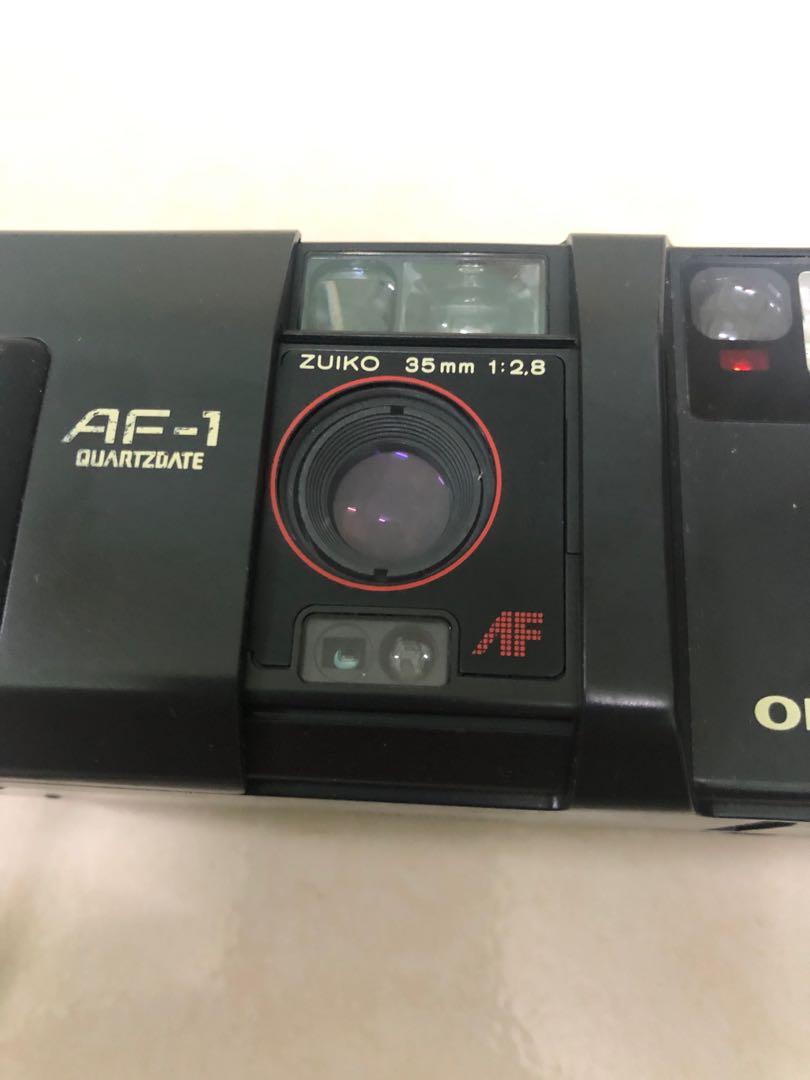 Olympus AF1 quartzdate film camera, Photography, Cameras on Carousell