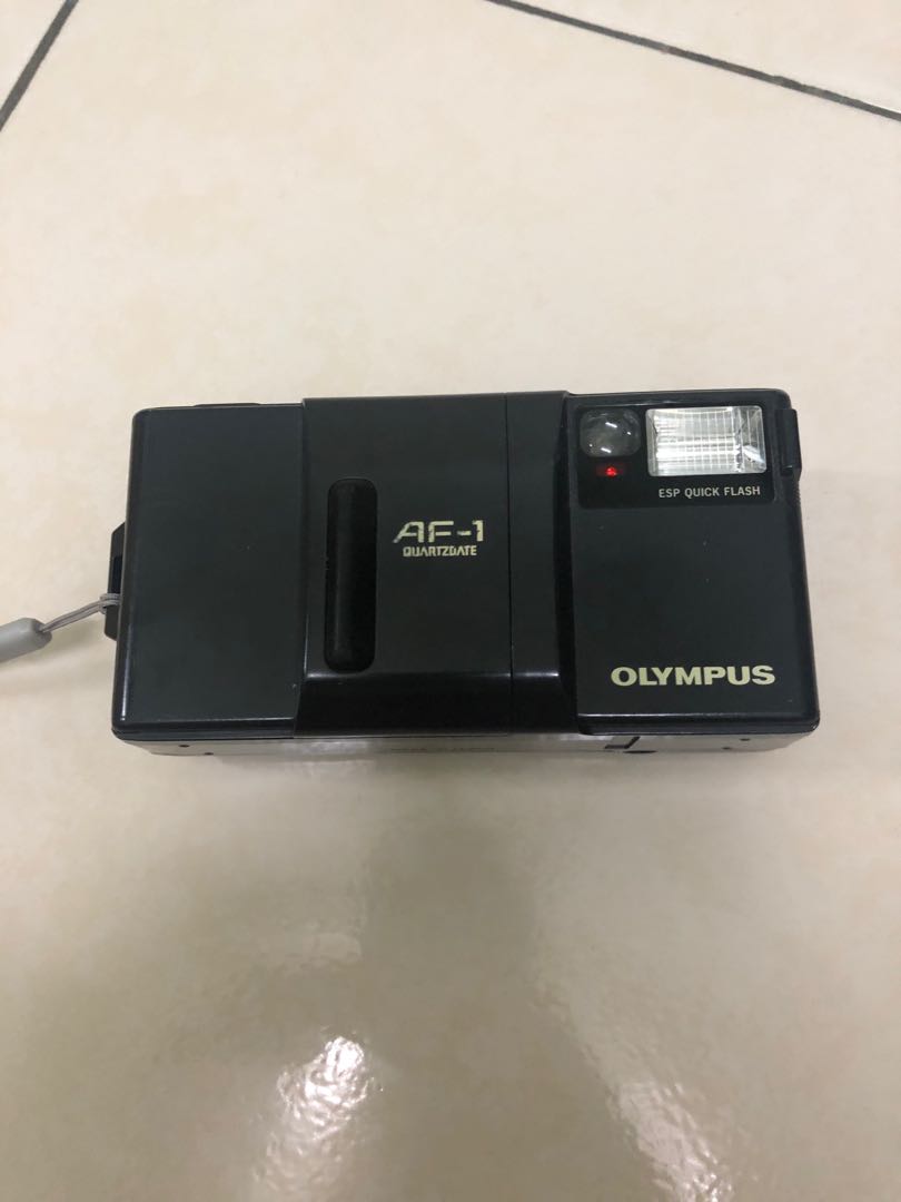 Olympus AF1 quartzdate film camera, Photography, Cameras on Carousell