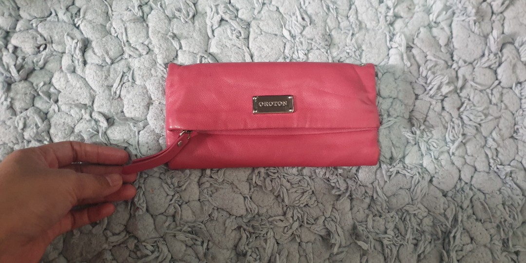 Original Oroton Trifold (and Sling) Wallet, Women's Fashion, Bags