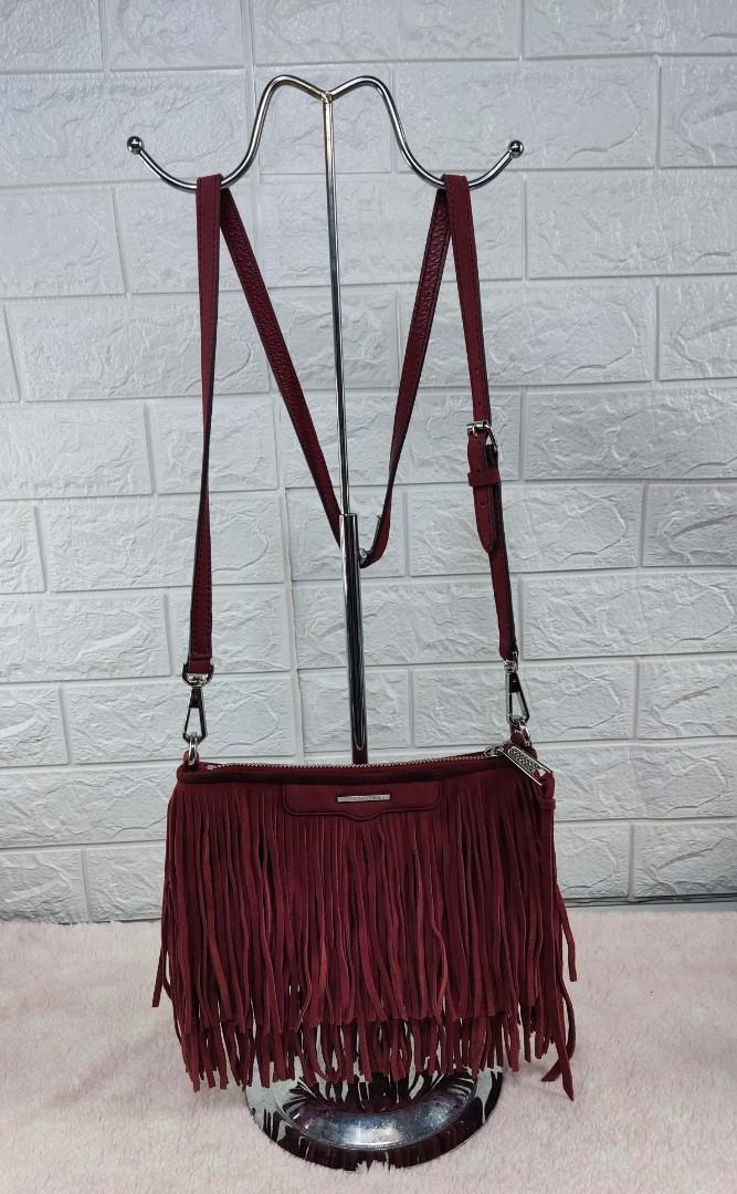 Rebecca minkoff fringe crossbody discount bag