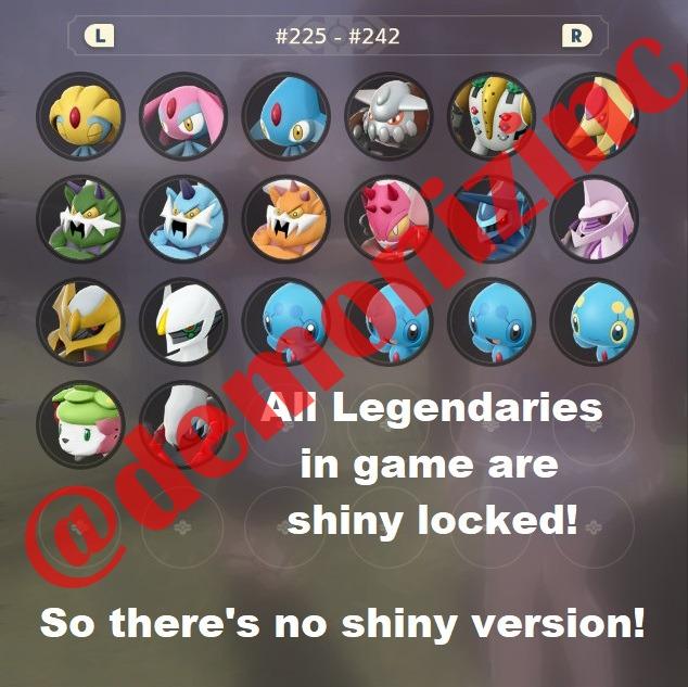 Pokemon Legends : Arceus Shiny Alpha Pokemon Complete Pokedex, Video ...