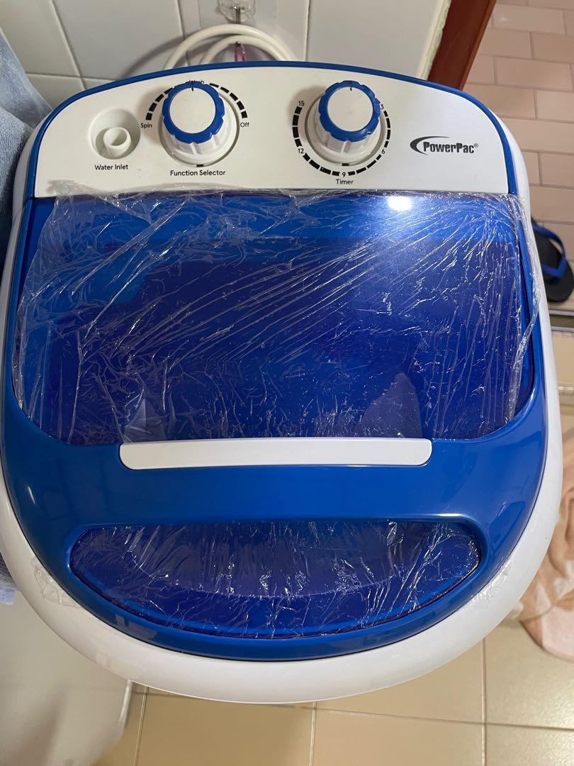 Powerpac 2 in 1 mini washing machine, TV & Home Appliances, Washing