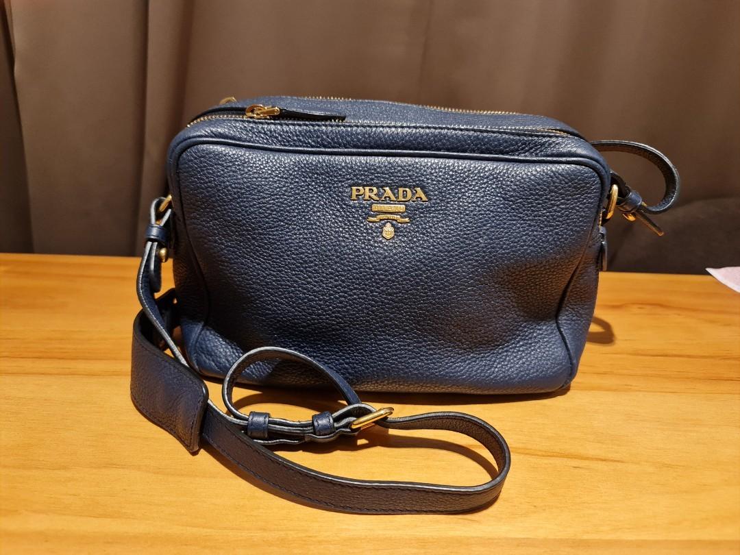Prada saffiano clearance double zip crossbody
