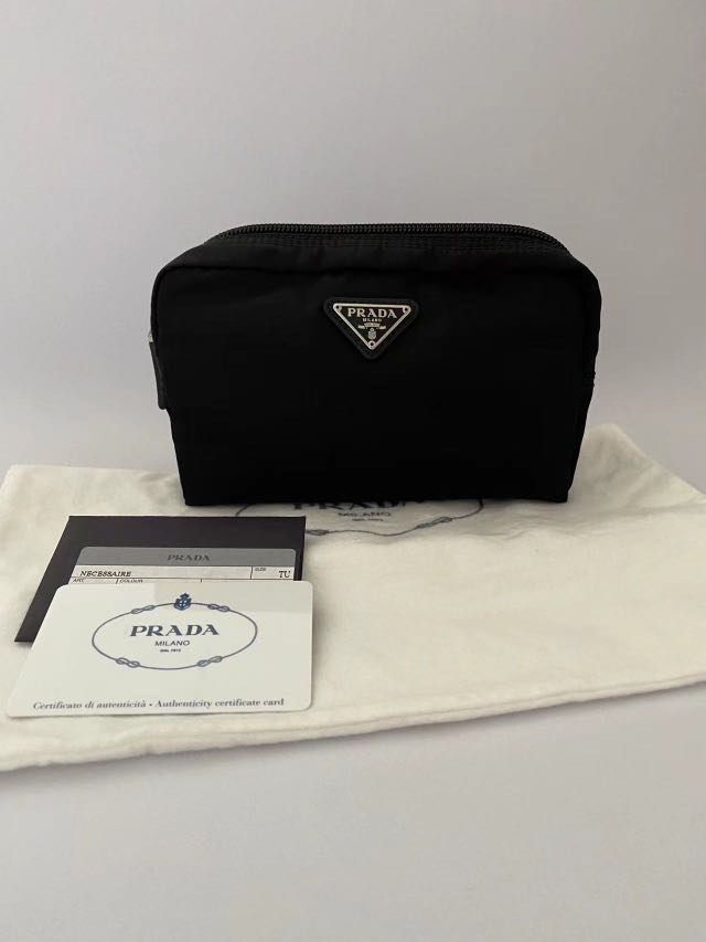 Prada Zipper Pouch, Women's Fashion, Bags & Wallets, Purses & Pouches