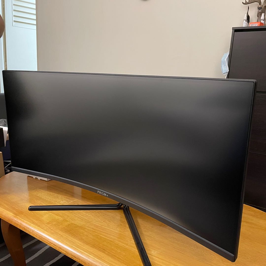Prism+ 34 inch ultrawide monitor, Computers & Tech, Desktops on Carousell