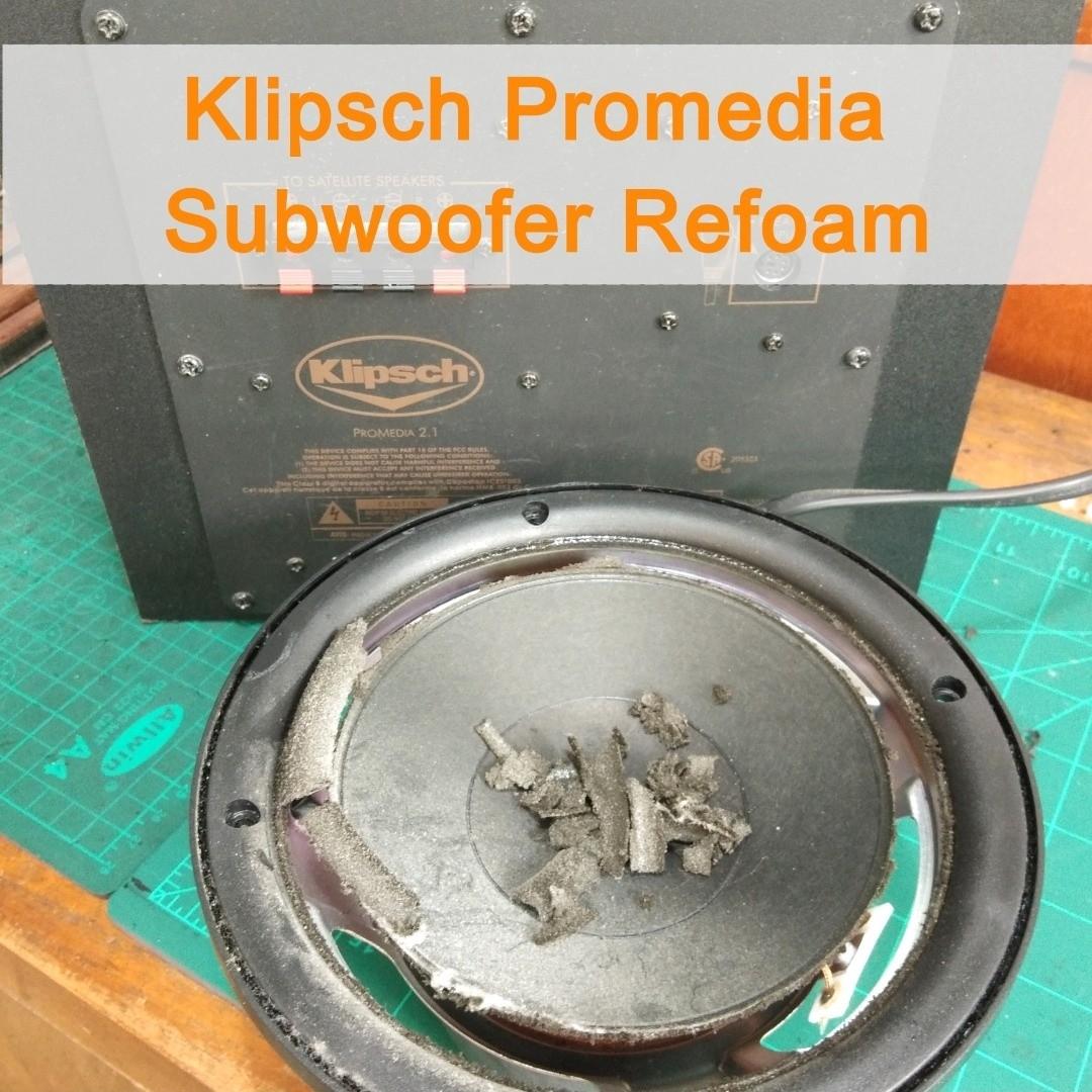 Promedia Subwoofer refoam, Audio, Soundbars, Speakers & Amplifiers on