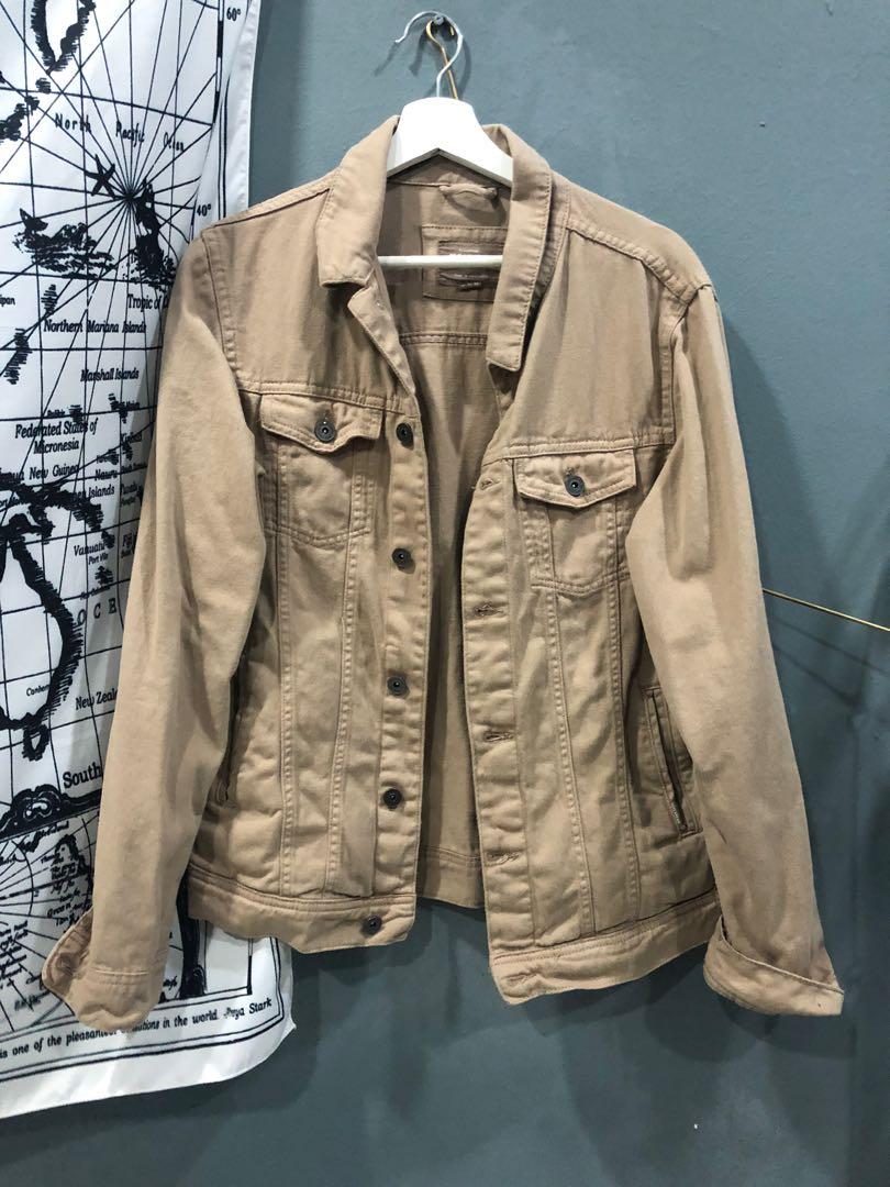 Pull and bear khaki denim jacket new arrivals