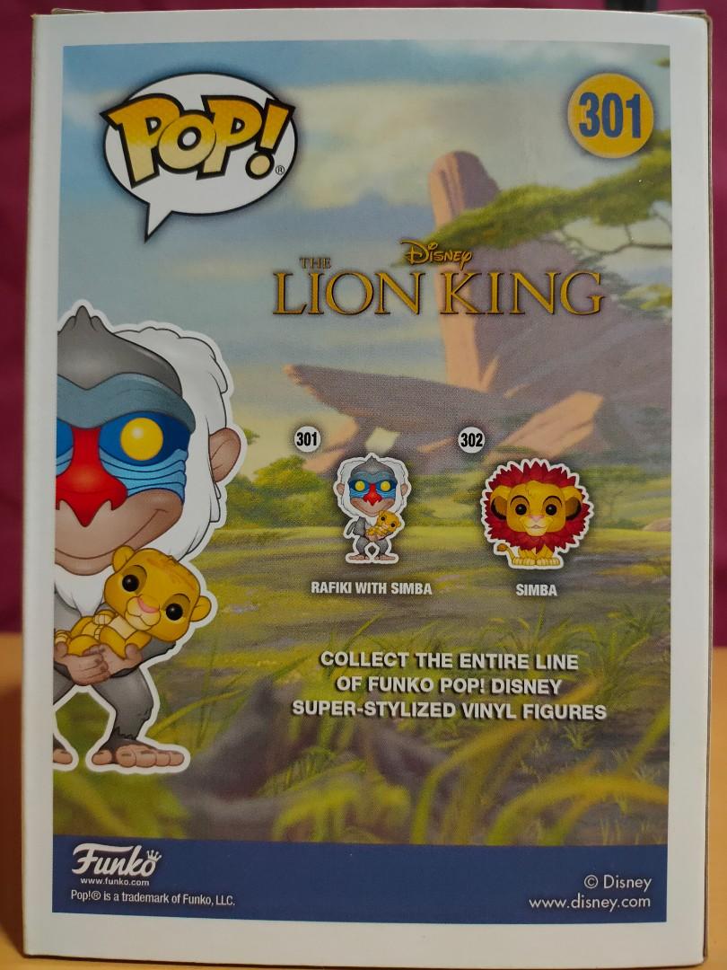 Rafiki with hot sale simba pop