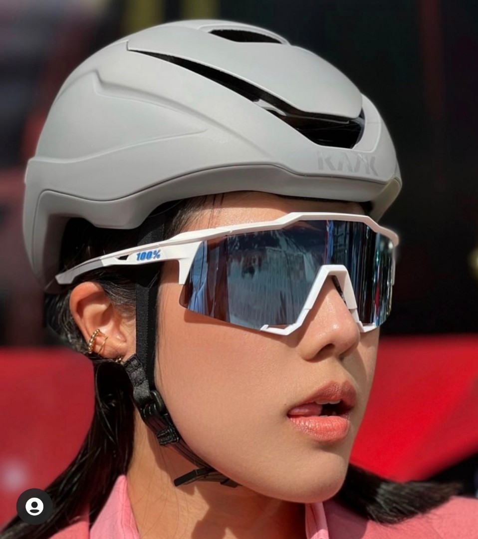 Ride 100% Speedcraft Matte White HiPER Blue Multilayer Mirror Lens ...