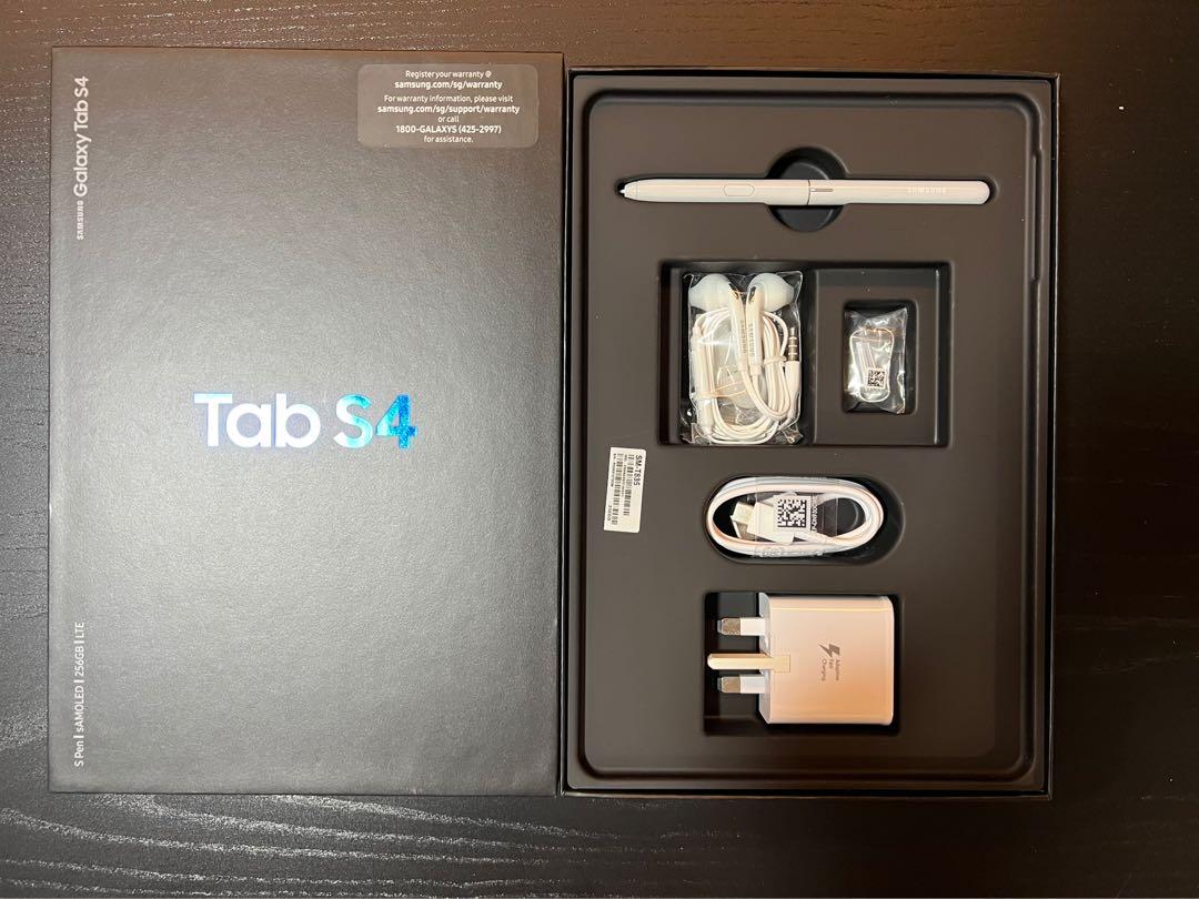 Samsung Tab S4 LTE 10.5 256GB White Mobile Phones Gadgets Mobile Phones Android Phones Samsung on Carousell