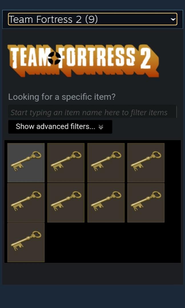 SELLING TF2 KEYS (ONLY ALIPAY & CYRPTO!), Video Gaming, Gaming Accessories, Game Gift Cards