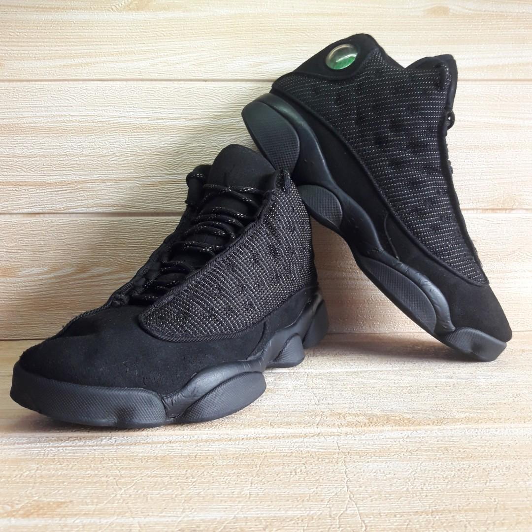 Sepatu Nike Jordan 13 Retro Black Cat 414571 011 Second Thrift Shoeshop r10 RamadanTiba
