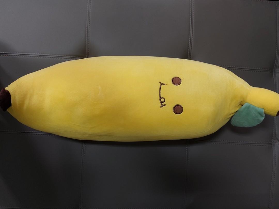Large Soft And Comfy Banana Plush Toy Hobbies Toys Toys Games On Carousell