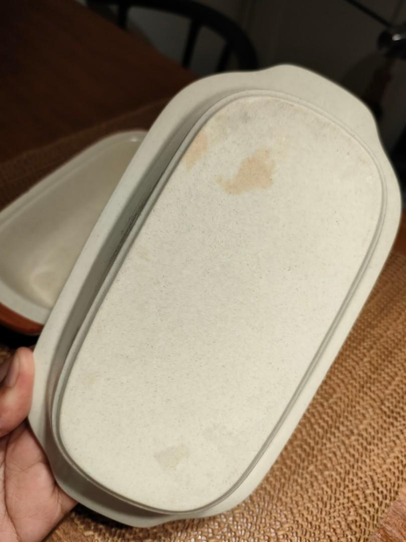 Stone Ceramic Serving Plate(Oven Safe) (Category: Bakeware) located in Baliuag. Submitted by importeditemsbykimi (Listing ID 1142147260, Image 3). Description: 2 pcs stoneware pwede sa oven.