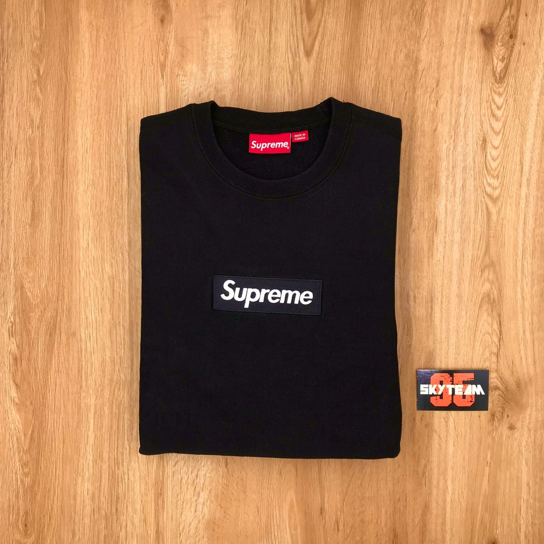 Supreme Box Logo Crewneck, Men's Fashion, Tops & Sets, Tshirts 