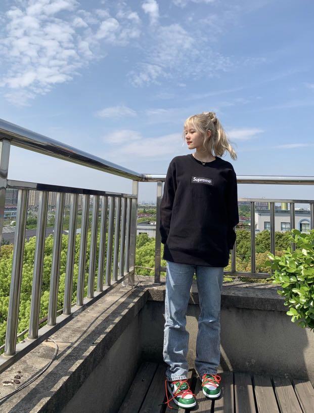 Supreme Box Logo Crewneck, Men's Fashion, Tops & Sets, Tshirts ...