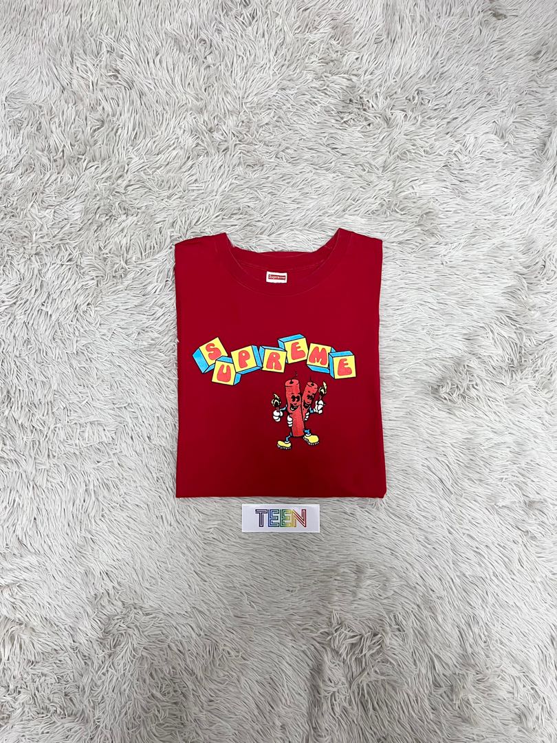 supreme dynamite tee red