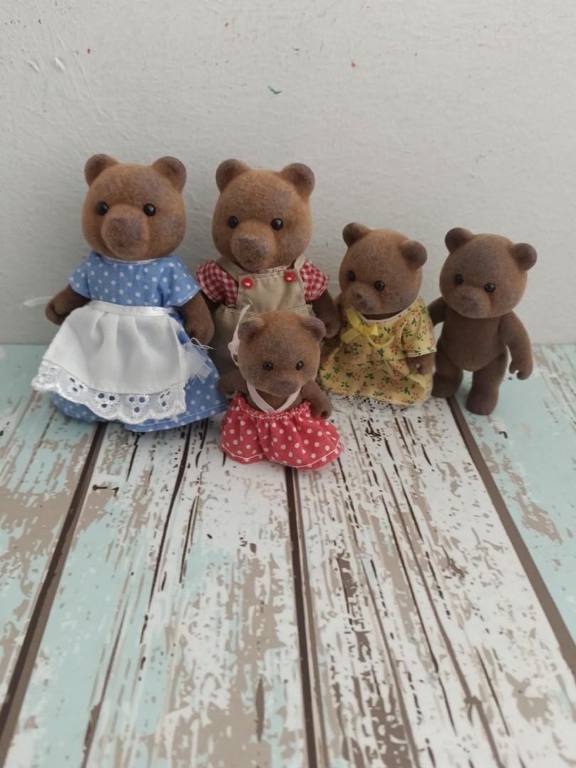 Sylvanian families brown bear family deals