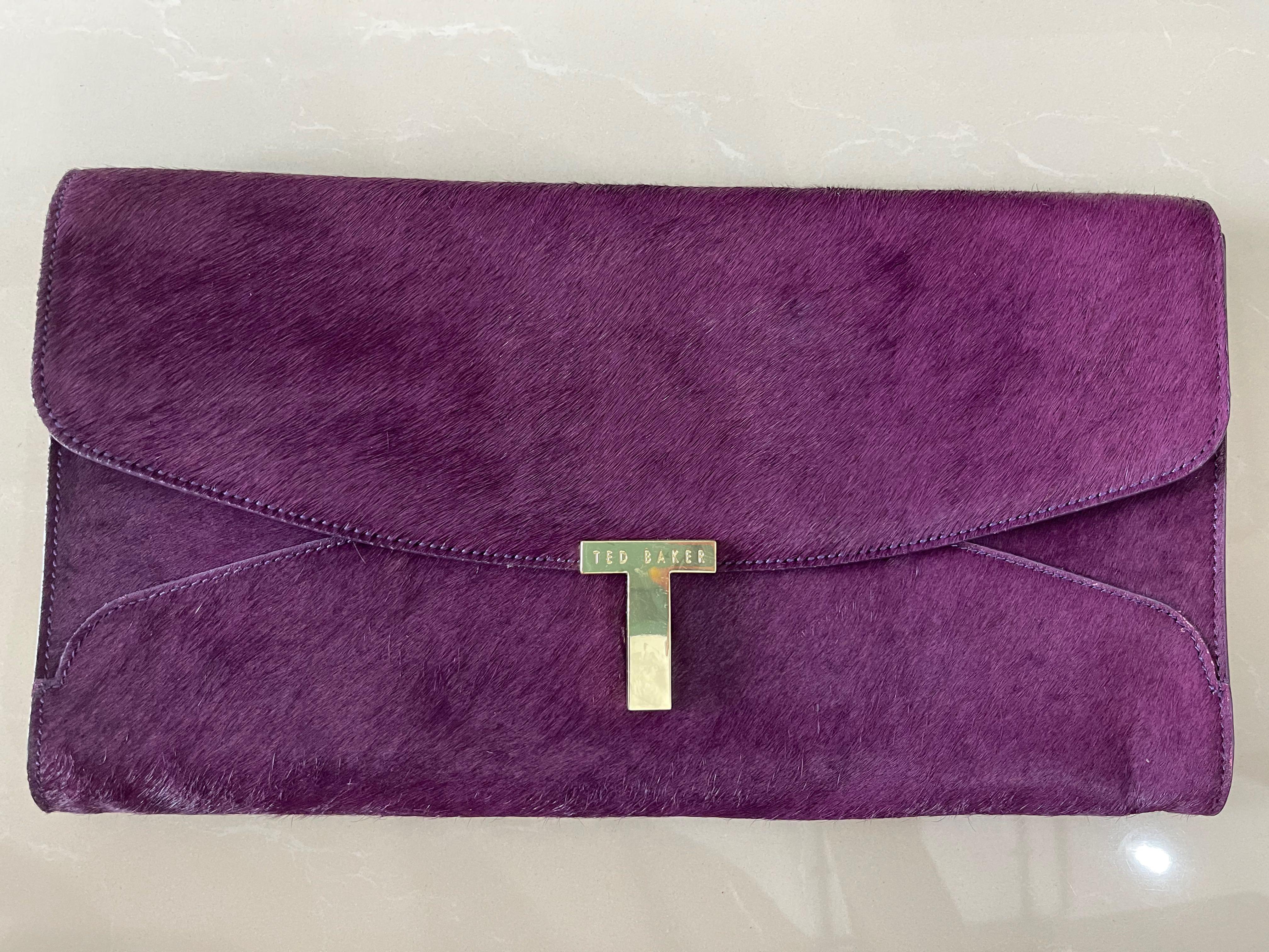 Purple ted baker store bag