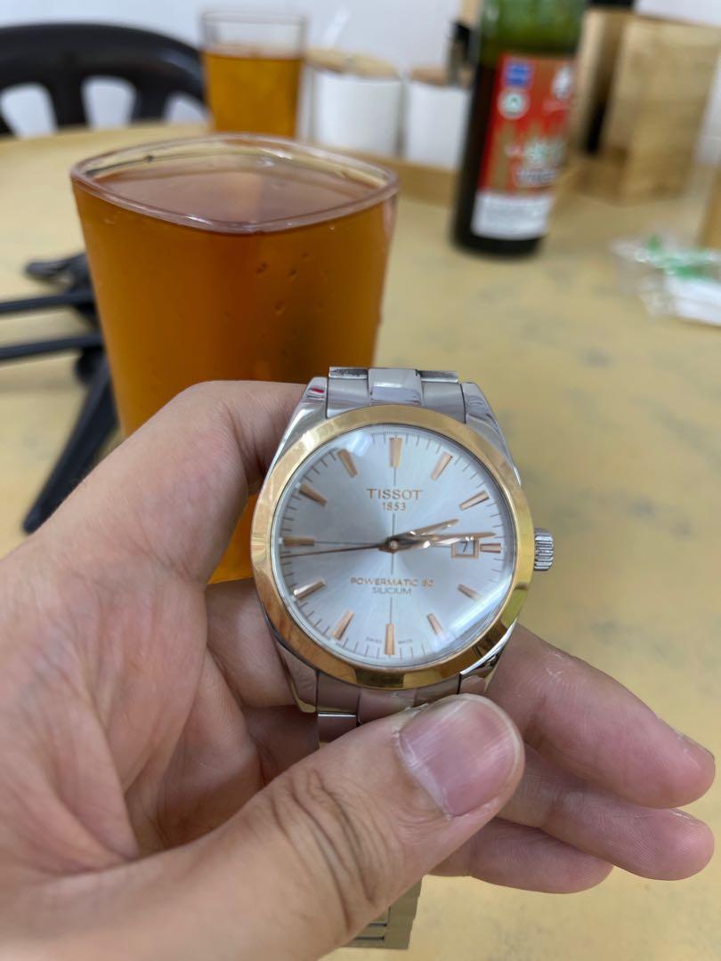 Tissot shop gentleman gold