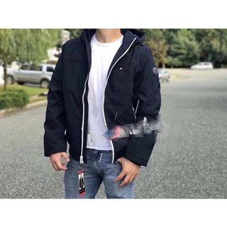 Tommy特價男生鋪棉外套L號深藍色