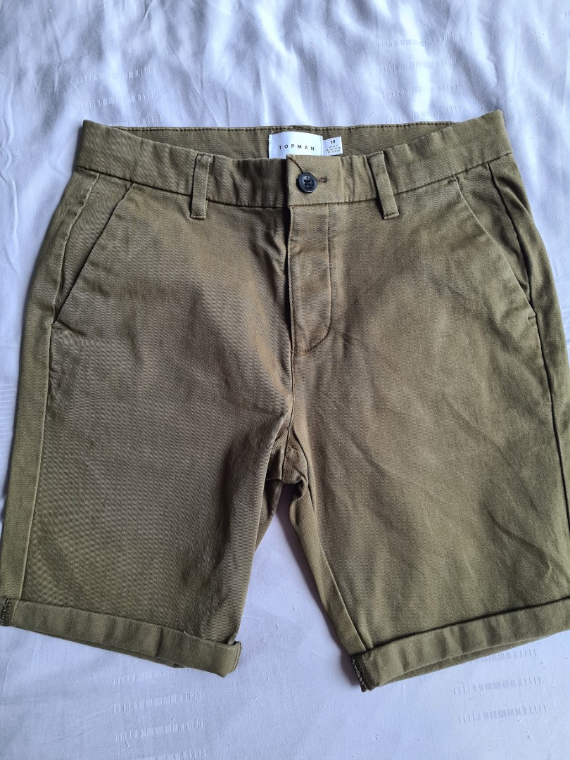 Topman slim chino shorts excellent 