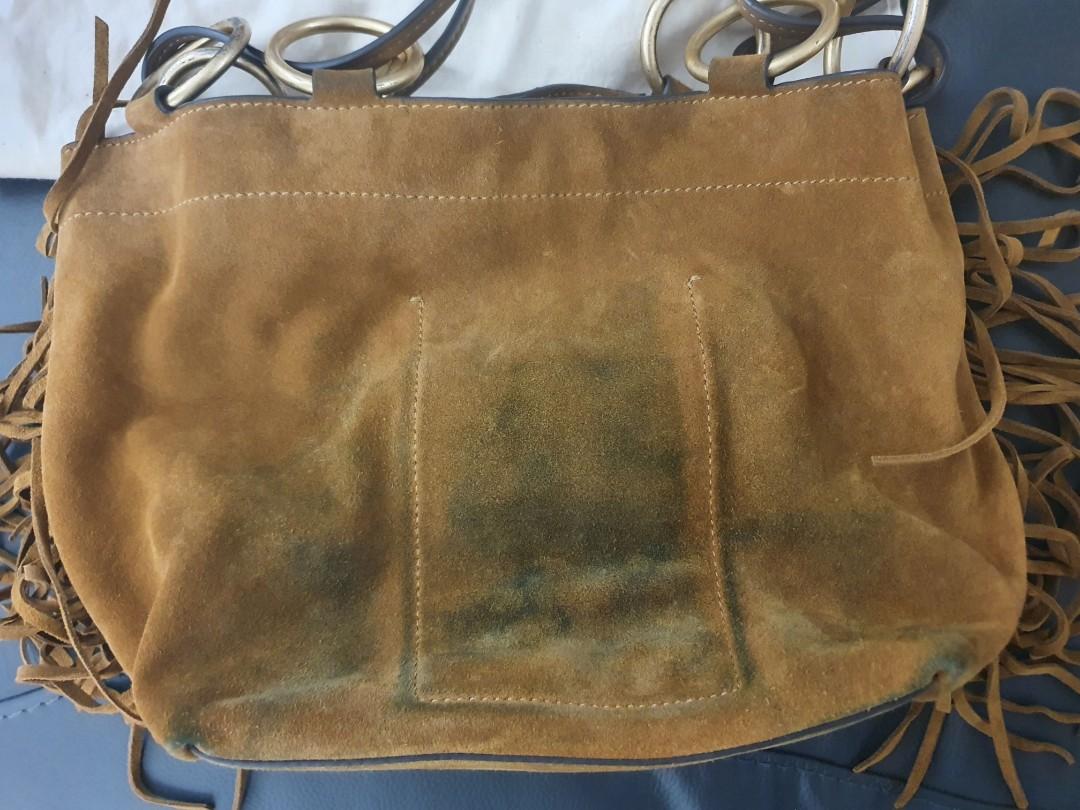 Tory burch best sale farrah suede tote