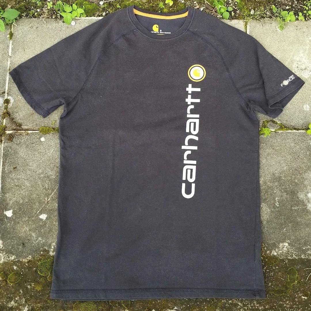 T-shirt Carhartt Force, Fesyen Pria 
