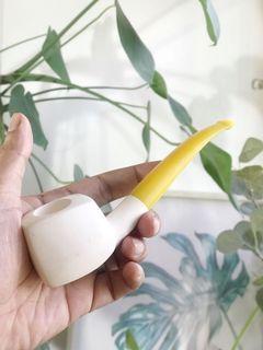 Unsmoked Vintage Meerschaum pipe with bakelite stem (unknown maker)
