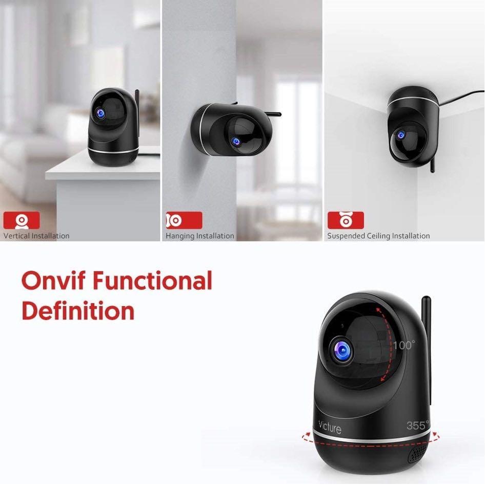 Victure PC650 1080P FHD Dualband 2.4GHz and 5GHz WiFi IP Camera Baby Monitor