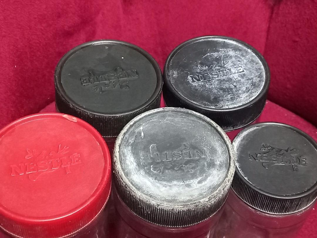 Vintage Nescafe Jar set (Category: Coffee & Tea Tableware) located in Malabon City. Submitted by samflores2k4t7 (Listing ID 1142296473, Image 2). Description: for sale vintage Nescafe Jar set 5 pcs set sold as set only.
