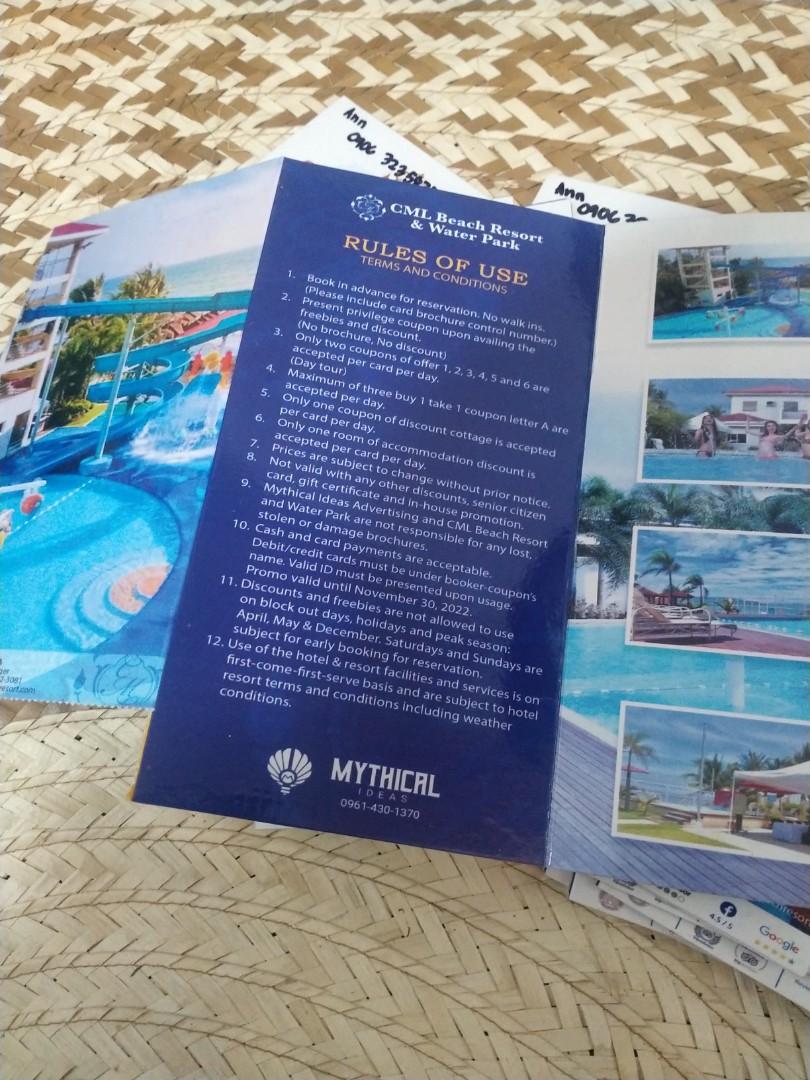 Voucher CML Beach Resort & Water Park Batangas Beach Resort, Tickets