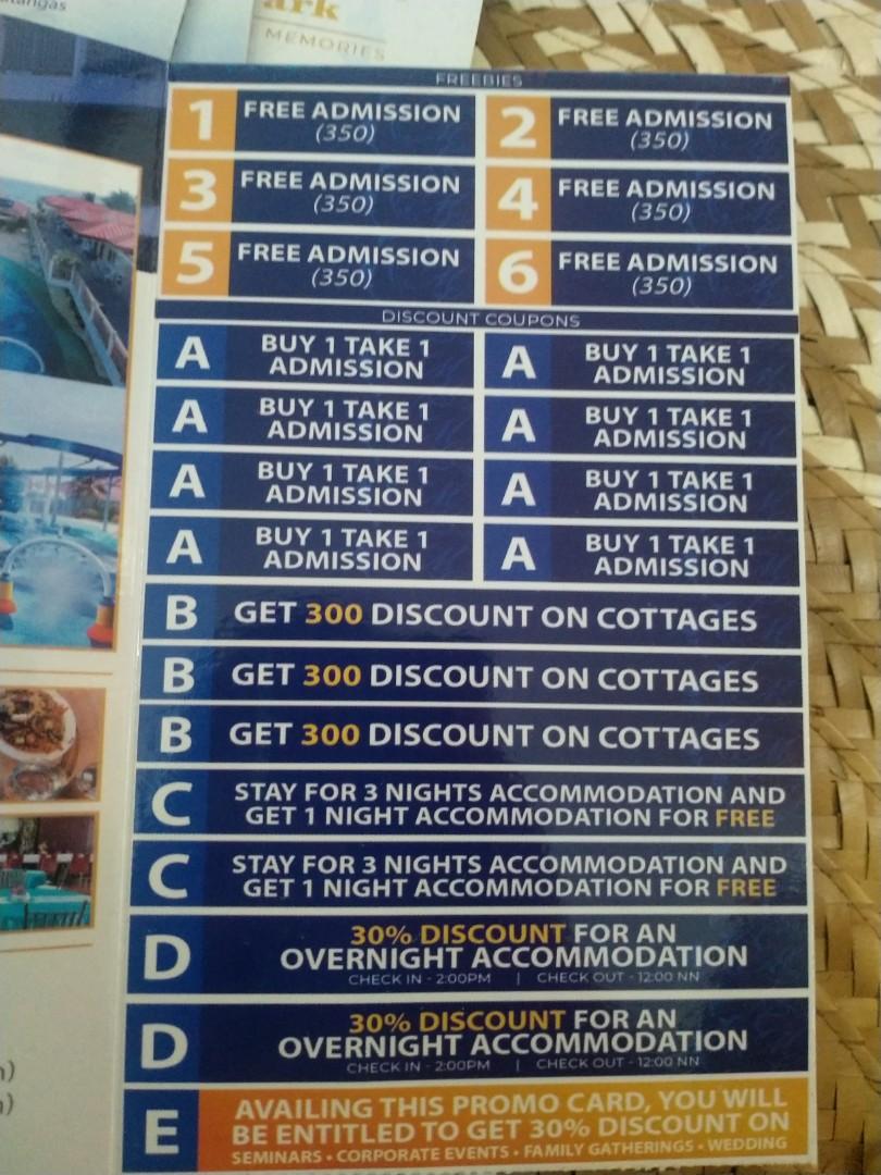 Voucher CML Beach Resort & Water Park Batangas Beach Resort, Tickets