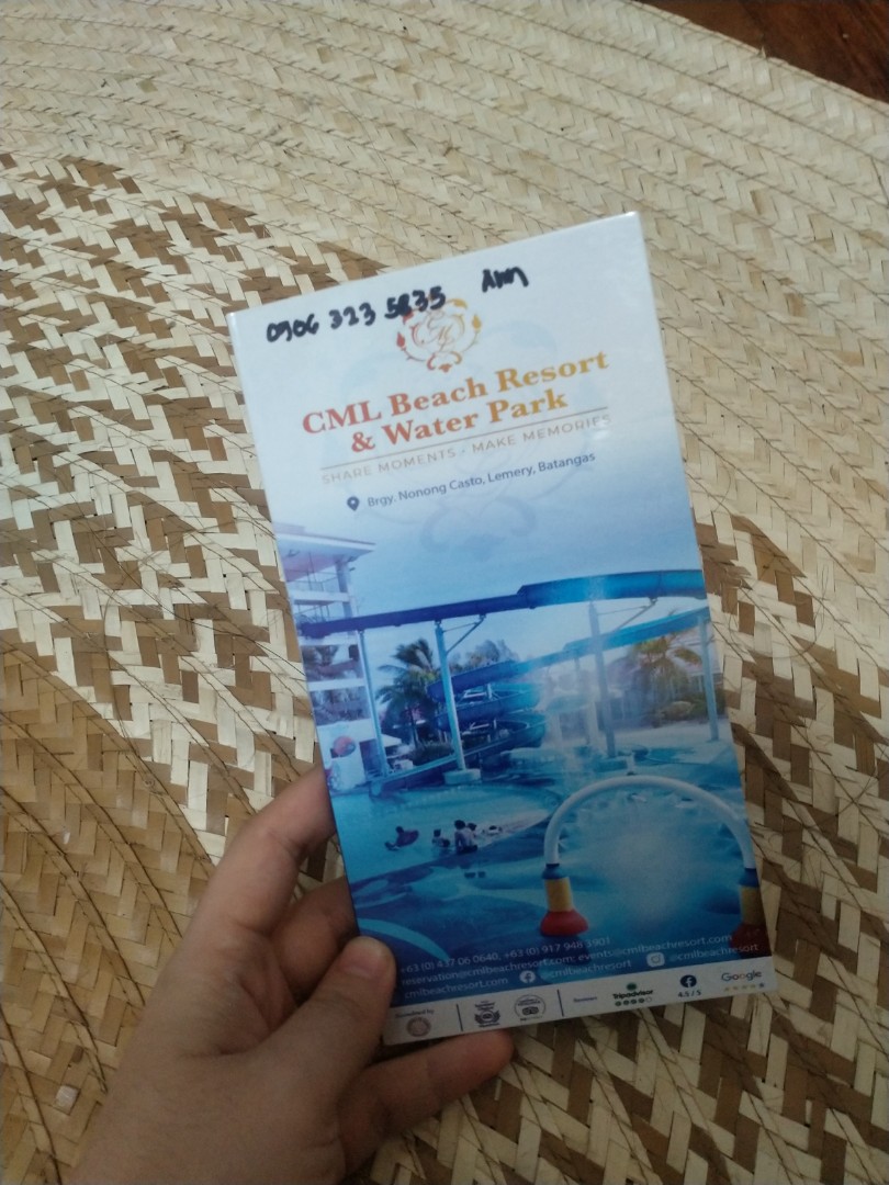 Voucher CML Beach Resort & Water Park Batangas Beach Resort, Tickets