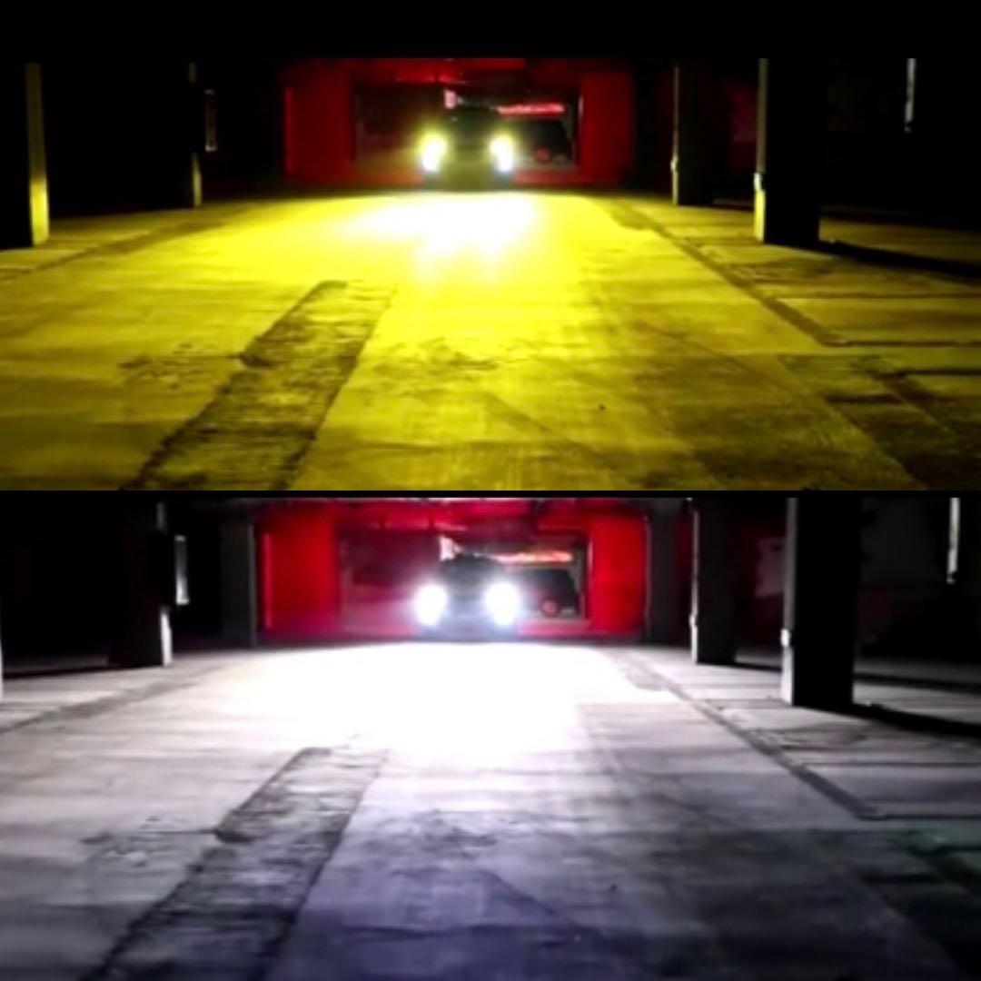 White and yellow dual color led headlight fog lights, Car Accessories