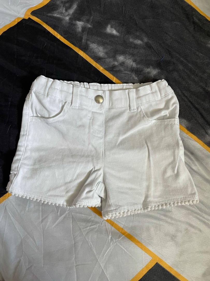 White shorts for Girls
