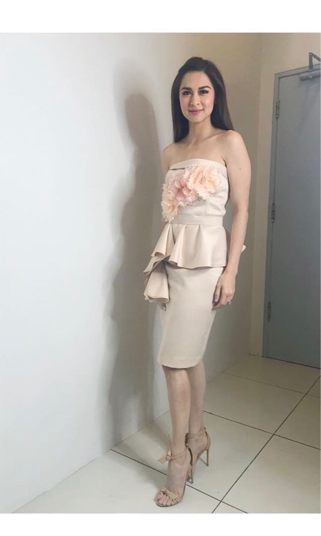 Marian rivera floral top dress