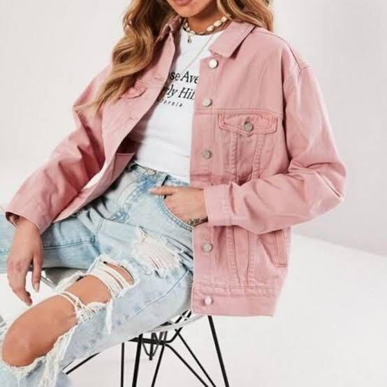 Zara Pink Denim Jacket, Women's Fashion, Coats, Jackets and Outerwear on  Carousell