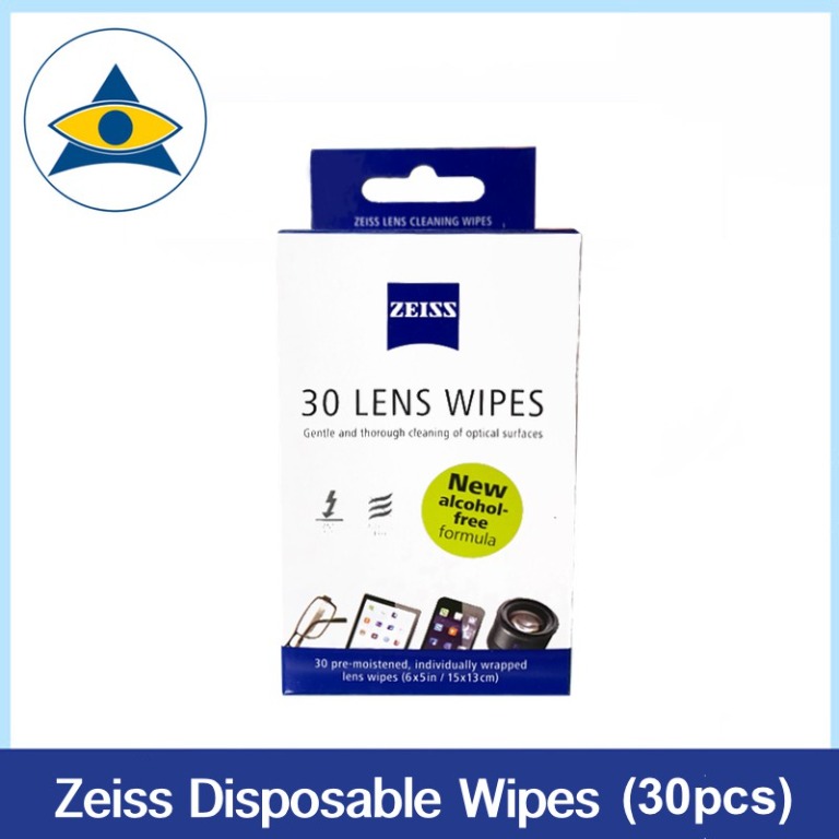ZEISS lens wipe box 30pcs Spectacles / handphone / computer cleaning