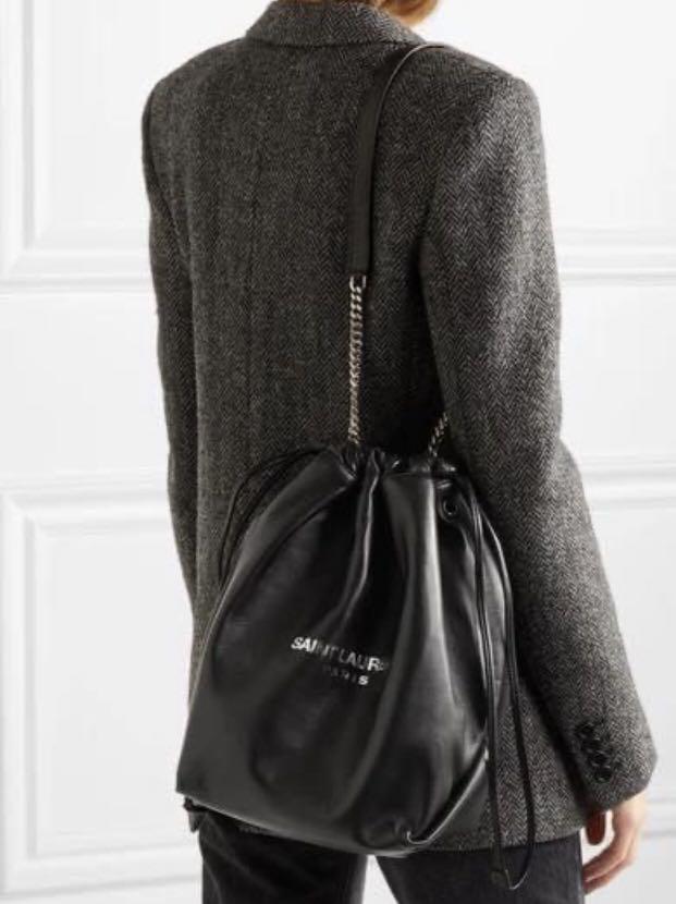 Teddy Leather Bag Ysl Teddy Bucket Bag Saint Laurent Teddy Leather