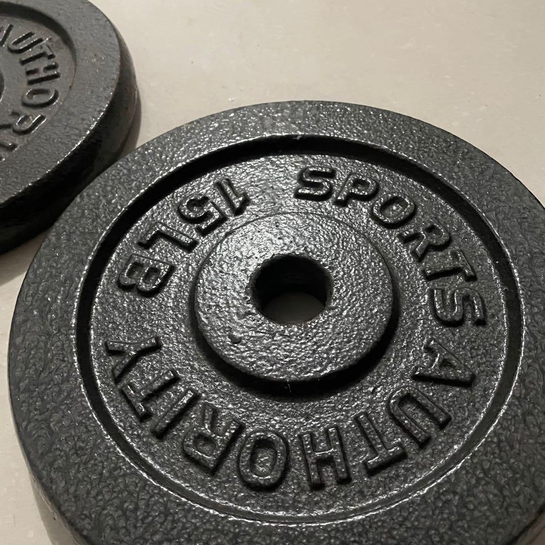 15 Lbs Sports Authority Plates, Sports Equipment, Exercise & Fitness