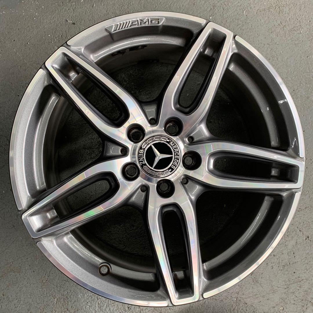 18”Original Mercedes AMG Rims, Car Accessories, Tyres & Rims on Carousell