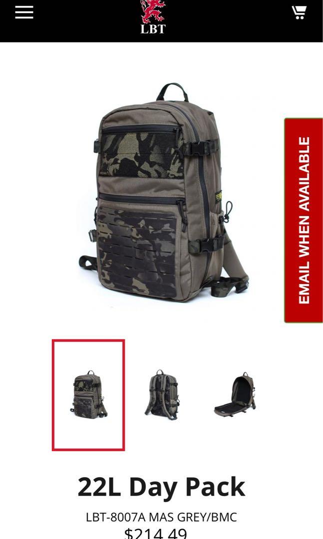 22L Day Pack LBT-8007A, 男裝, 袋, 背包- Carousell