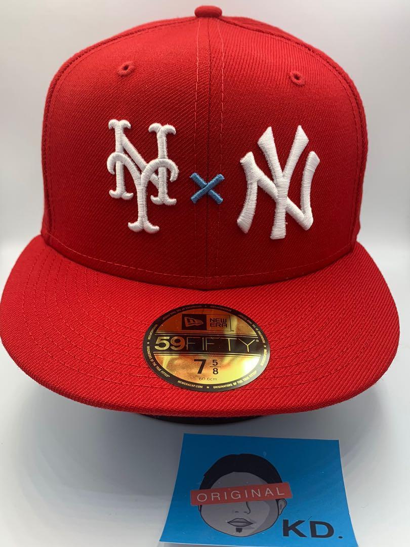 Red Yankees X Mets 2000 World Series Custom New Era Fitted Hat – Sports  World 165