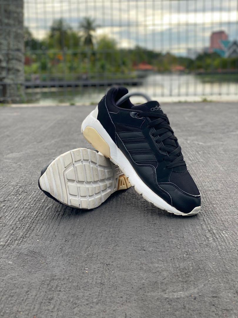 7.5uk Original Adidas Neo Run9Tis Black
