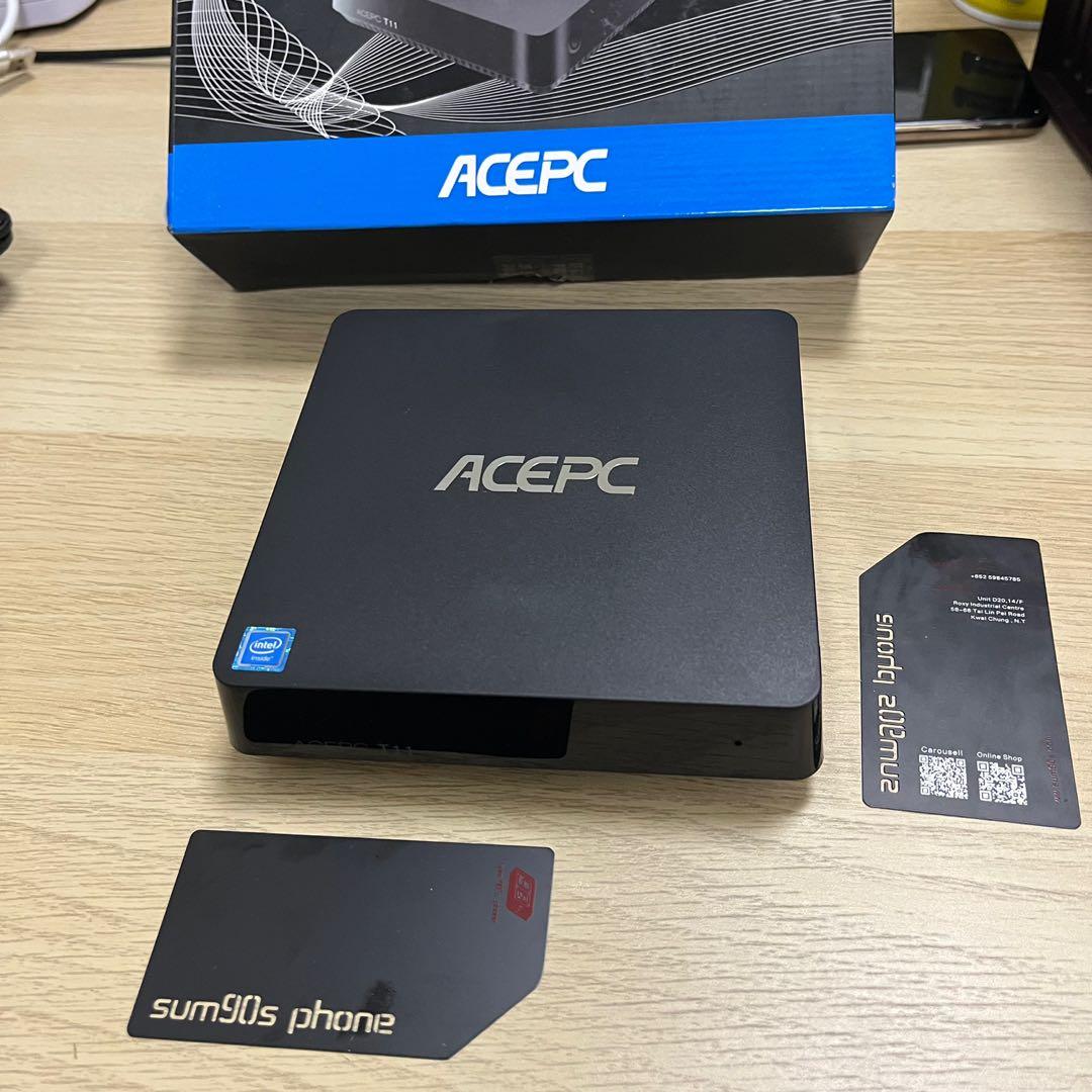 Acepc Mini Pc 64gb 小量現貨迷你主機慳位之選 500一部既電腦不適合任何有要求嘅人士 Windows預載為簡體中文 繁體需要自行 重灌 要有預載繁體windows既建議去大行買 2xxx以上既電腦 疫轉生活 電腦 科技 桌上電腦