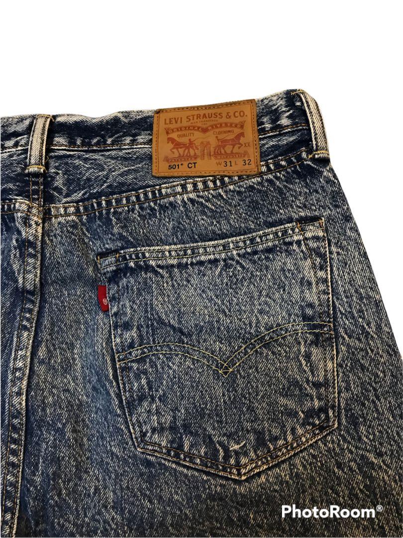 Acid Wash Levis 501 Ct Button Fly, Men'S Fashion, Bottoms, Jeans On  Carousell