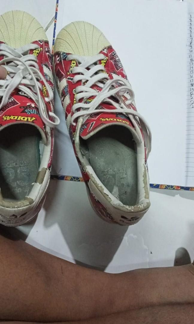 Adidas Superstar NiGo All over red Original100 Fesyen Pria