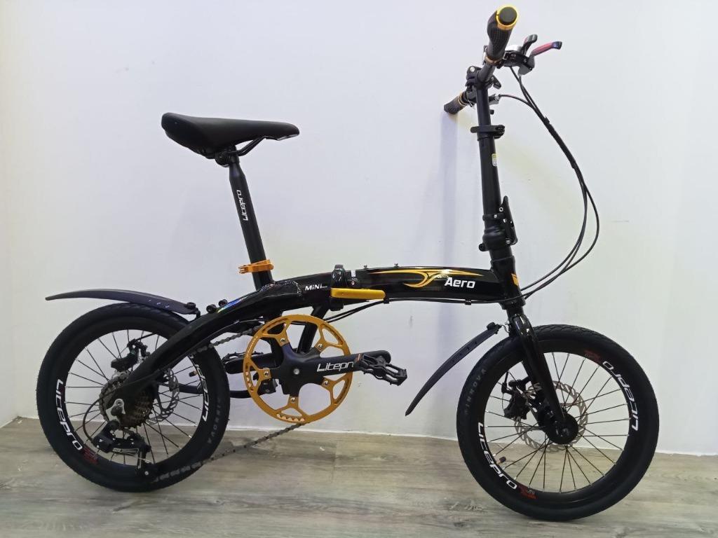 Aero Velocity Mini16 Pro 7 speed foldable bike 16inch Folding Bicycle 7s