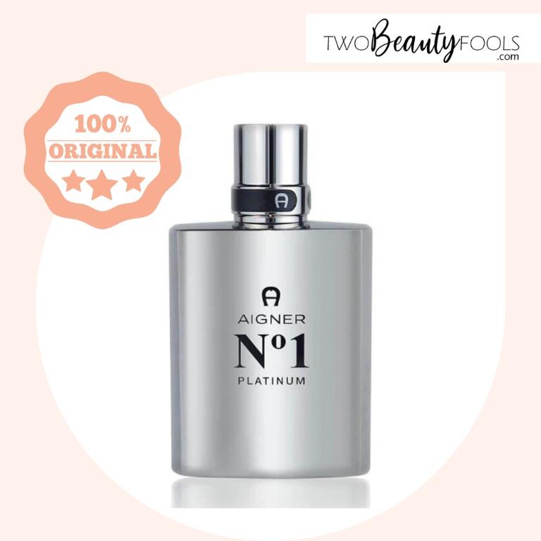 AIGNER NO 1 PLATINUM EDT FOR MEN 100ml Brand New 100 Authentic